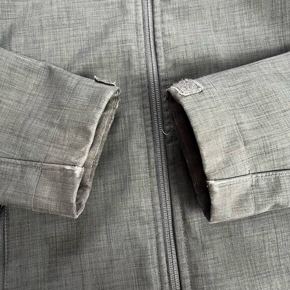 The North Face Gray Mid-Weight Soft Shell Fleece Lined Men's Coat Jacket sz Sm - Picture 10 of 10
